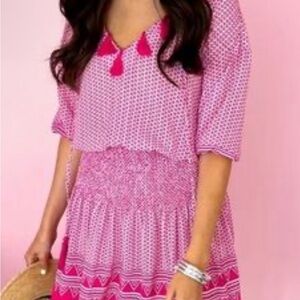 Pink Pom Pom dress